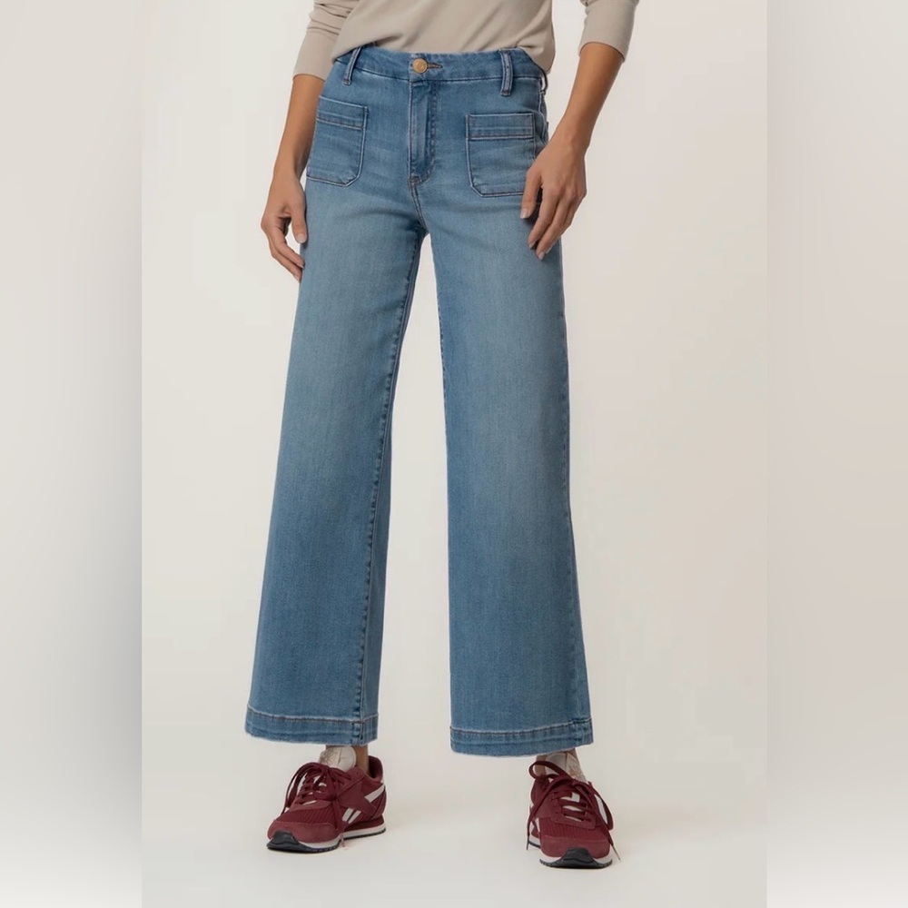 Kut from Kluth Meg High Rise Wide Leg - Size 8 - Picture 4 of 6